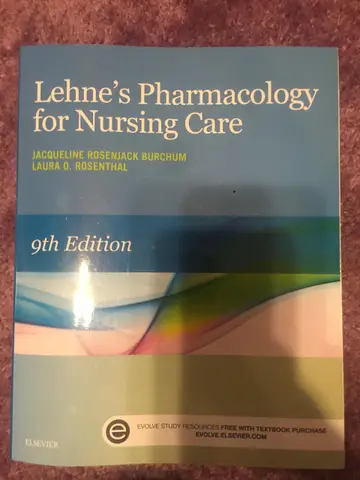Cover of Lehne's Pharmacology for Nursing Care