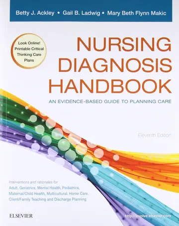 Cover of Old Edition - Nursing Diagnosis Handbook