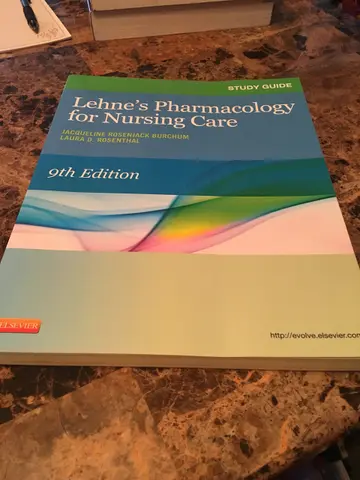 Cover of Study Guide for Lehne's Pharmacology for Nursing Care