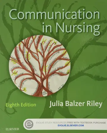Cover of Old Edition - Communication in Nursing