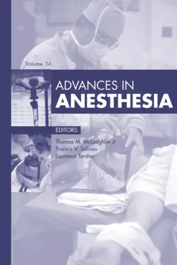 Cover of Advances in Anesthesia, 2016