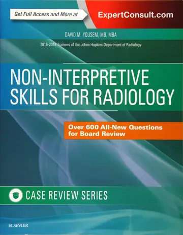 Cover of Non Interpretive Skills for Radiology Over 600 All New Questions for Board Review