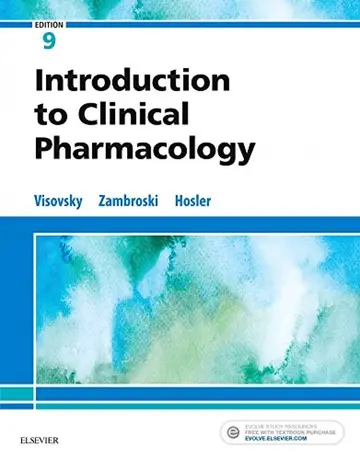 Cover of Introduction to Clinical Pharmacology 9Ed