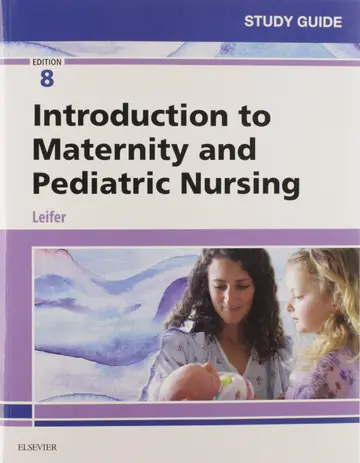 Cover of Study Guide for Introduction to Maternity and Pediatric Nursing