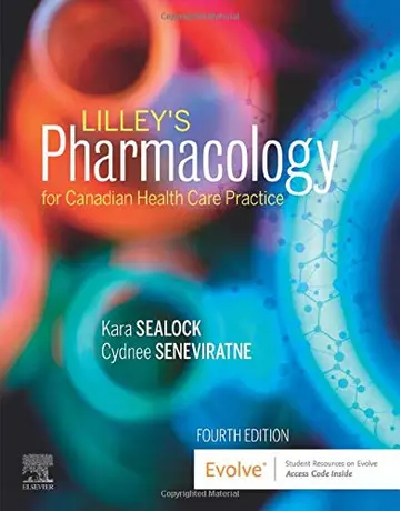 Cover of Lilley's Pharmacology for Canadian Health Care Practice