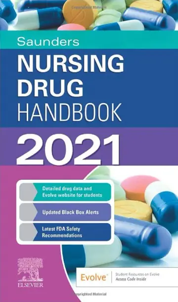 Cover of Old Edition - Saunders Nursing Drug Handbook 2021