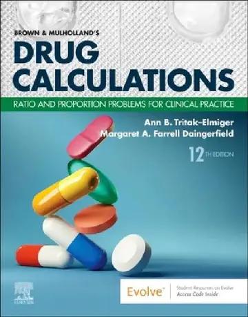 Cover of Brown and Mulholland's Drug Calculations