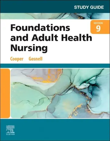 Cover of Study Guide for Foundations and Adult Health Nursing-9E