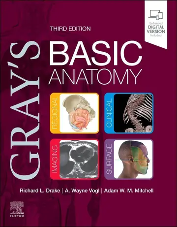 Cover of Gray's Basic Anatomy-3E