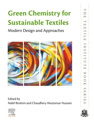 Cover of Green Chemistry for Sustainable Textiles Modern Design and Approaches