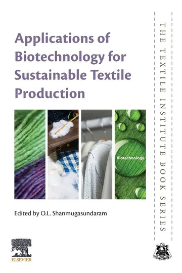 Cover of Applications of Biotechnology for Sustainable Textile Production