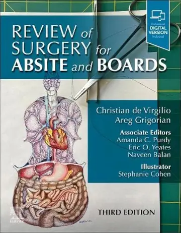Cover of Review of Surgery for ABSITE and Boards