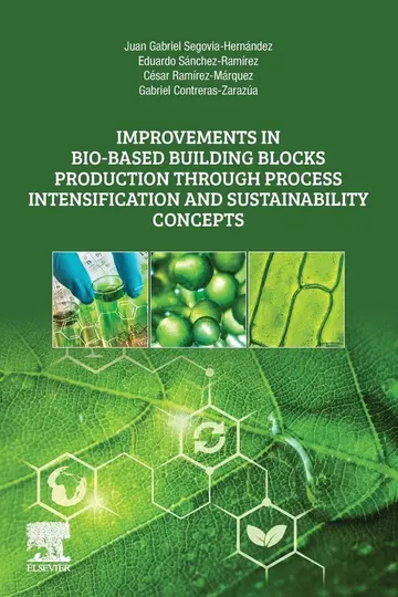 Cover of Improvements in Bio-Based Building Blocks Production Through Process Intensification and Sustainability Concepts