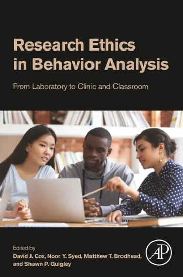 Cover of Research Ethics in Behavior Analysis
