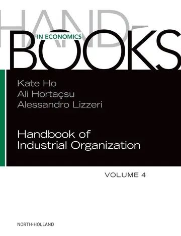 Cover of Handbook of Industrial Organization