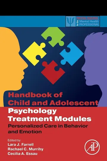 Cover of Handbook of Child and Adolescent Psychology Treatment Modules