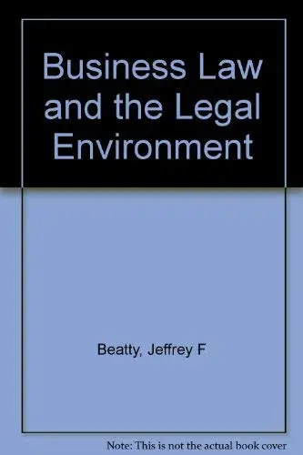 Cover of Business Law and the Legal Environment