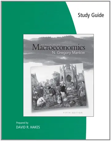 Cover of Study Guide for Mankiw S Principles of Macroeconomics, 5th