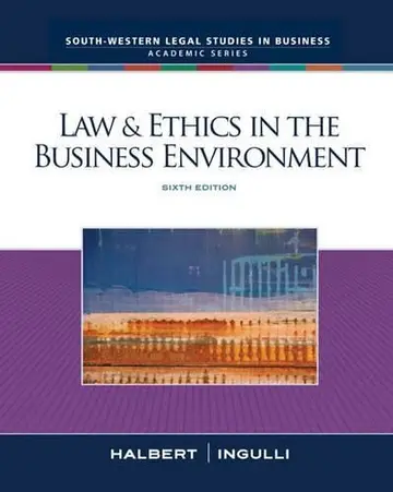 Cover of Law and Ethics in the Business Environment