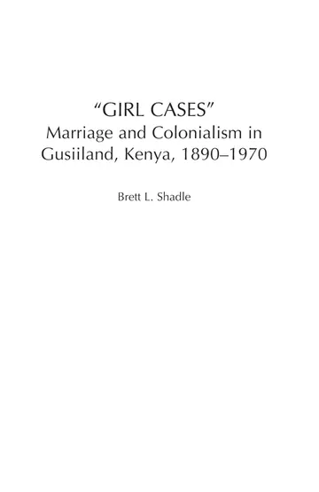 Cover of Girl Cases