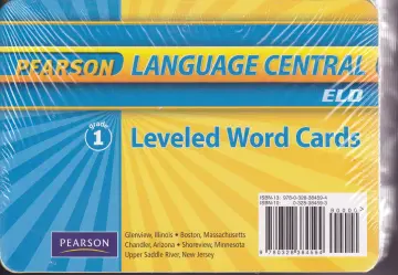 Cover of Reading 2010 English Language Development Word Cards Grade 1