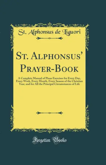 Cover of St. Alphonsus' Prayer-Book