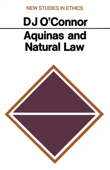 Cover of Aquinas and Natural Law