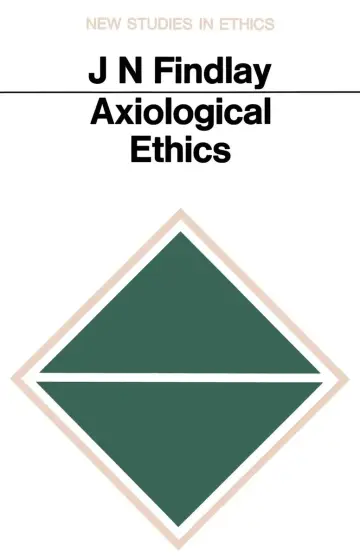 Cover of Axiological Ethics