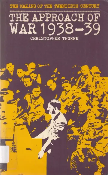 Cover of Approach of War, 1938-39
