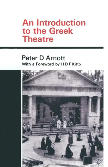 Cover of An Introduction to the Greek Theatre
