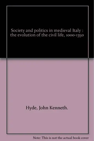Cover of Society and Politics in Mediaeval Italy