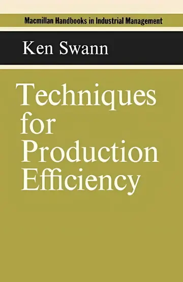 Cover of Techniques for Production Efficiency