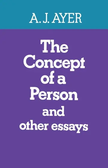 Cover of Concept of a Person