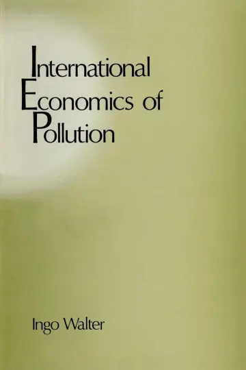 Cover of International Economics of Pollution