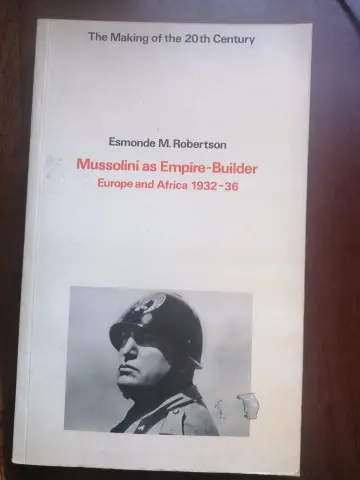 Cover of Mussolini as Empire-builder