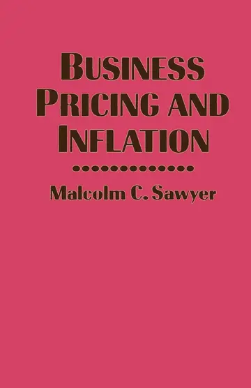 Cover of Business Pricing and Inflation