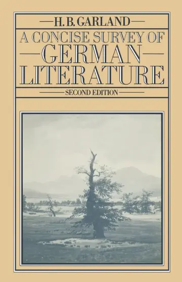 Cover of Concise Survey of German Literature