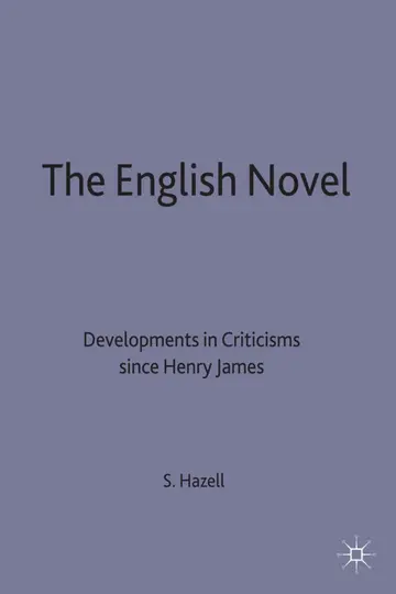 Cover of The English Novel