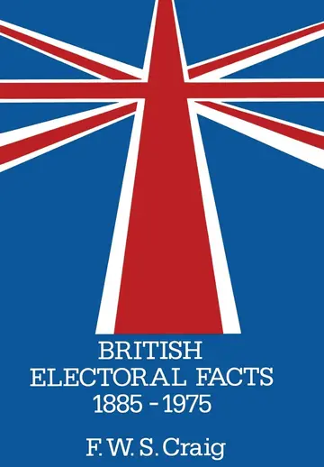 Cover of British Electoral Facts 1885–1975
