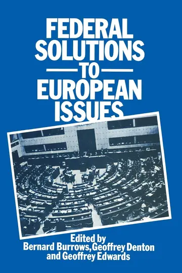 Cover of Federal Solutions to European Issues