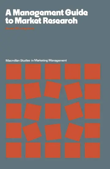 Cover of A Management Guide to Market Research