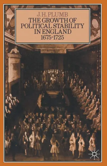 Cover of The Growth of Political Stability in England 1675–1725