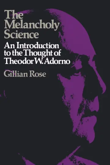 Cover of Melancholy Science