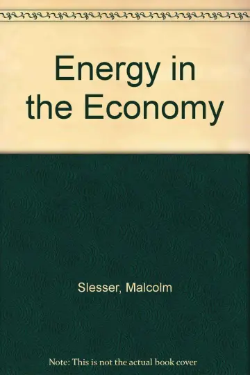 Cover of Energy in the Economy