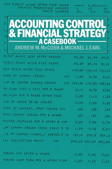 Cover of Accounting Control and Financial Strategy