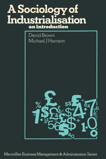 Cover of A Sociology of Industrialization