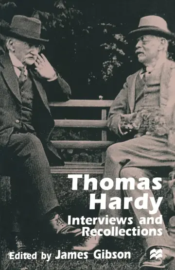Cover of Thomas Hardy