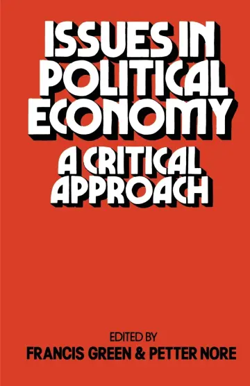 Cover of Issues in Political Economy