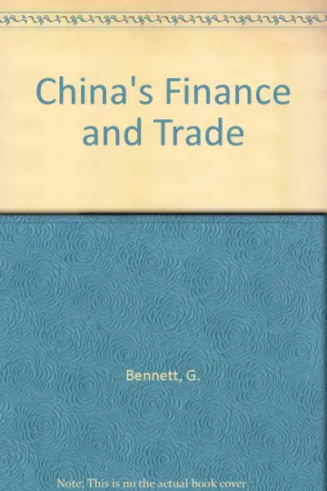 Cover of China's Finance and Trade