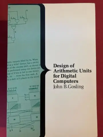 Cover of Design of Arithmetic Units for Digital Computers